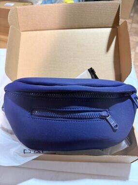 Navy Blue  Waist Bag /3 pockets.